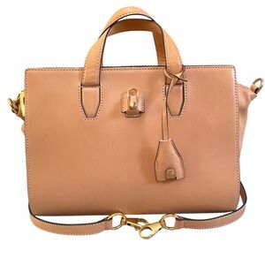 Alexander Wang Pelican genuine leather nude satchel